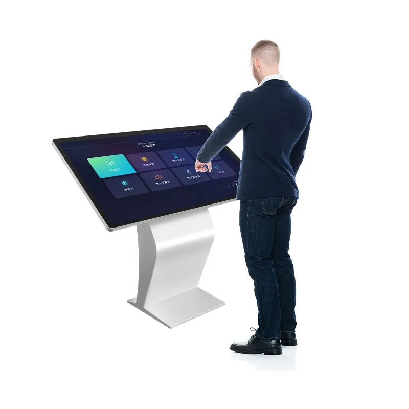 wayfinding kiosk 32 43 49 55 65 inch exhibition interactive information kiosk display touch screen self service kiosk