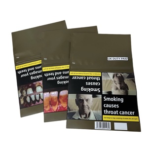 英国25/30/50克可重新密封烟草袋定制聚酯薄膜草本活叶袋 - Product Image 2