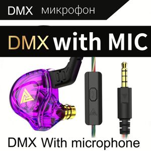 หูฟัง QKZ AK6 DMX 3.5 มม. แบบใส่ในหู สำหรับฟังเพลง ออกกำลังกาย เสียงไฮไฟ เบสหนัก พร้อมไมโครโฟนตัดเสียงรบกวน - Product Image 2