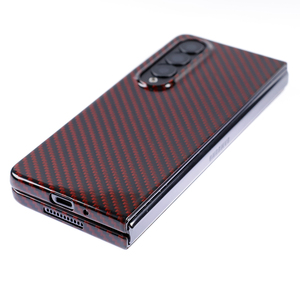 เคสโทรศัพท์คาร์บอนไฟเบอร์ MOQ 1ชิ้น,เคสโทรศัพท์สำหรับ Galaxy <span class=keywords><strong>Z</strong></span> Fold <span class=keywords><strong>4</strong></span>กล้องหลุมใหญ่อะรามิดไฟเบอร์ - Product Image 5