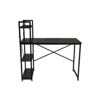 Escritorio de ordenador de estilo Industrial moderno, mueble de esquina de madera con estantería, para el hogar y la oficina, disponible