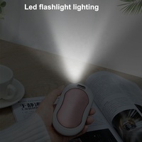 Lampe de poche USB pour iphone 12, offre spéciale, cadeau de noël, avec affichage de la température, Vibration, massage, charger main, chaudes, power bank, pour bébé