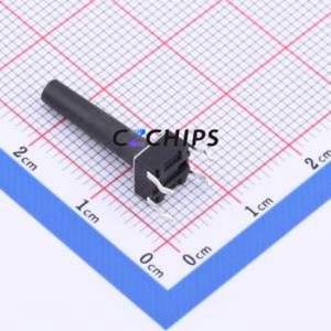 K2-1102DP-Z4SW-04 Tactile Switch Through hole-4P,6x6mm Switch Single Pole Single Throw Round Button 2.5N Through Hole - Product Image 2