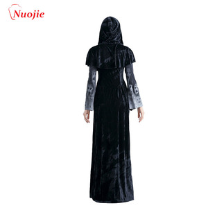 2020 Mode femme Costume D'halloween Fantôme Mariée Ange Noir Robe De Sorcière <span class=keywords><strong>Vampire</strong></span> Cosplay Uniforme Plus Taille/ - Product Image 3