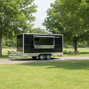 Camión de Comida Móvil de Marca Famosa China 2026, <span class=keywords><strong>Furgoneta</strong></span> de Comida Cuadrada, <span class=keywords><strong>Camper</strong></span> Van, <span class=keywords><strong>Furgoneta</strong></span> de Comida Móvil en Venta en Europa - Product Image 1