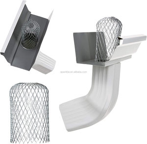 Máng Xối Bảo Vệ <span class=keywords><strong>3</strong></span> <span class=keywords><strong>Inch</strong></span> Mở Rộng Nhôm Xuống Spout Lọc Lọc - Product Image 1