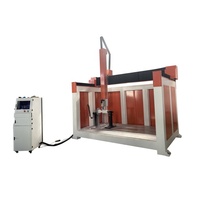 Machine de fraisage CNC 4 axes avec broche de 6 kW, contrôle PLC, broche simple pour le façonnage de planches de surf et la sculpture sur mousse 2513