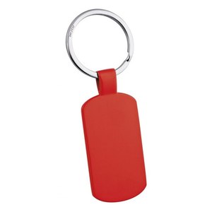 Placa Rectangular de Goma Roja para Llavero, Diseño Único para una Mayor Organización y Visibilidad - Product Image 1