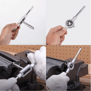 110pcs Metric thô <span class=keywords><strong>tap</strong></span> & <span class=keywords><strong>Die</strong></span> <span class=keywords><strong>Set</strong></span> với một băng và một vòng chia chết cho mỗi kích thước 110pcs vít tấm <span class=keywords><strong>Set</strong></span> - Product Image 6