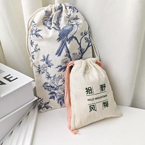 Sac à cordon de luxe personnalisé sac à cheveux sac à perruque sac à main chaussures et chapeaux emballage cadeau stockage sac à cordon - Product Image 3