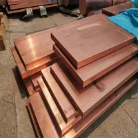 Contenido de placa de cobre puro 99.99% Placa de cobre electrolítico Cátodo de cobre