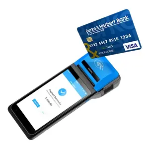 günstiges Mini-Pos-Terminal für mobile Zahlung 8-Core NFC 4G Einzelhandel Handheld Pos Android mit Fingerabdruck Handheld Pos