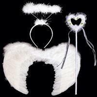 Ensemble d'ailes d'ange pour la fête des enfants en vente chaude pour le carnaval de Noël d'Halloween