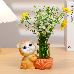 Juego de Jarrones de Resina con Diseño de Muñecos de Dibujos Animados, Lindos Porta Plantas Acuáticas para Parejas, Decoración para el Hogar y la Oficina, Regalo para Niños y Adultos - Product Image 4