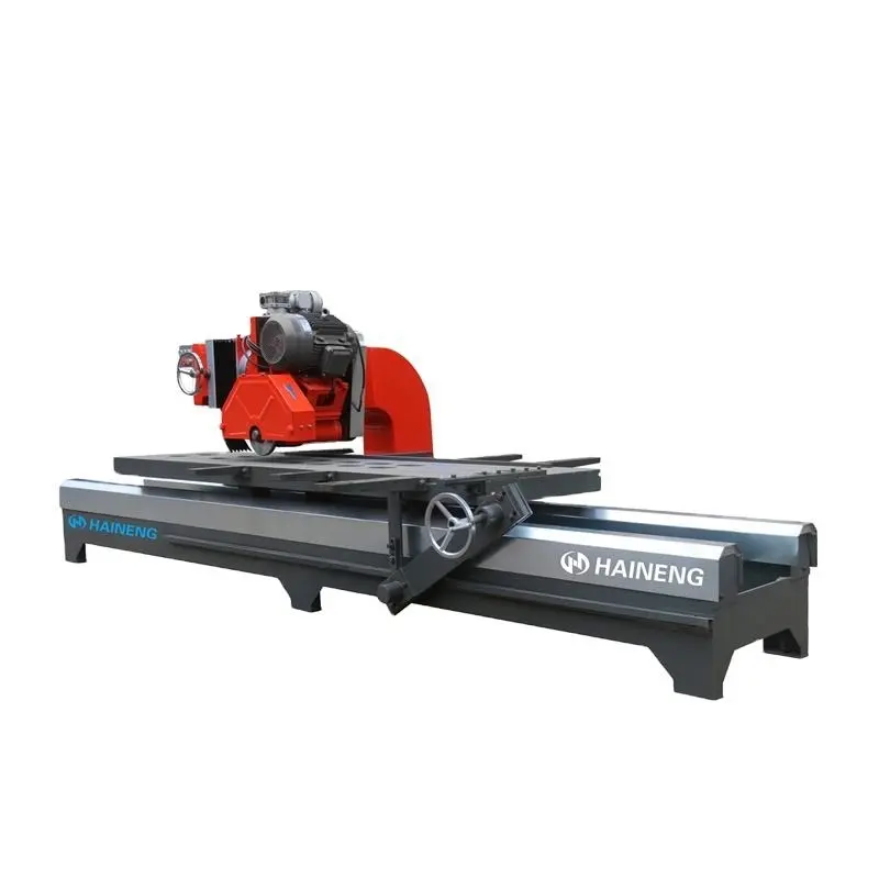 High Quality 360 Degree Free Rotation Chamfer Angle Automatic Stone Cutting Tile Table Saw Drilling Machine