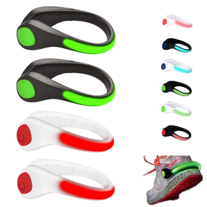 Équipement de course réfléchissant de sécurité LED chaussures lumineuses Clip Lights pour la marche Jogging Vélo Sports - Product Image 1