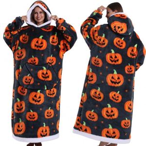 Snowman Santa <b>Pumpkin</b> Halloween <b>Blanket</b> Hoodie Party Winter Anime Cloth Cosplay Anime Game Costume - Product Image 1
