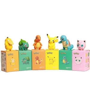 Haute qualité 6 Style Pokemon figurines Anime jouets <span class=keywords><strong>Pikachu</strong></span> écureuil Bulbasaur modèle - Product Image 1