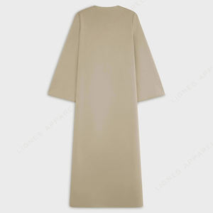 Moslim Abaya Set, aanpasbaar Eid-kleding, stijlvolle en elegante Abaya, tweedelig pak voor moslimvrouwen - Product Image 2