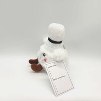 Populaire Sports Personnalisé En Peluche Jouet Mignon Badminton En Peluche Jouets Porte-clés En Peluche Pendentif Poupée Doux En Peluche Jouets Porte-clés pour Sac