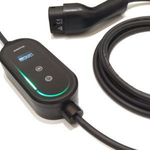 Cargador EV portátil para el hogar AEFA 16A 1 fase con enchufe SCHUKO NEMA enchufe suizo del Reino Unido cargador de CA EV 3.4KW 3.6KW Type1 Tipo 2 residencial - Product Image 1