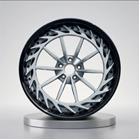 JWYC Nouvelles jantes de voiture en aluminium forgé sur mesure en 2 parties, alliage 6061, 18-24 pouces, 5x112/5x130/5x114.3 pour BMW Audi Fiat Racing Wheels