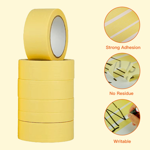 Cinta <span class=keywords><strong>de</strong></span> Enmascarar <span class=keywords><strong>de</strong></span> Alta Calidad para Pintores <span class=keywords><strong>de</strong></span> Automóviles, Resistente al Calor, Económica, para Pintura Automotriz - Product Image 2
