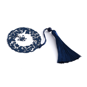 Marcapáginas de Metal Personalizado de Color Azul con Borla, Nuevo Diseño, Venta Caliente - Product Image 2