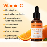 Sérum Visage Hydratant à l'Acide Hyaluronique et Vitamine C Neutriherbs OEM Marque Privée pour Éclaircir les Taches Brunes et Soigner la Peau