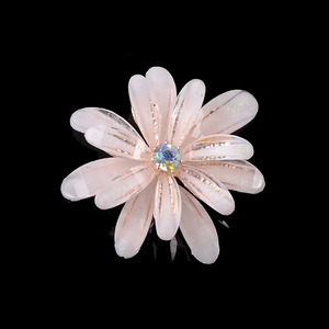Accesorios de flores de resina de aleación DIY para decoración de bodas, broche de Material, lazo para el pelo, ropa, accesorios artesanales de joyería DIY - Product Image 6