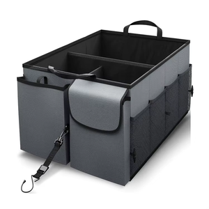 Organizador <span class=keywords><strong>de</strong></span> Maletero <span class=keywords><strong>de</strong></span> Coche Ecológico y Resistente, Caja <span class=keywords><strong>de</strong></span> Almacenamiento <span class=keywords><strong>de</strong></span> Gran Capacidad con Múltiples Compartimentos para Auto, Camioneta y SUV - Product Image 3