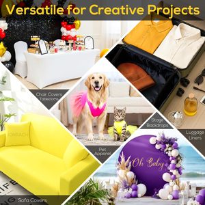 4 Way Stretch 80% Nylon 20% Spandex Fabric 152.4 Cm Wide Roll Sold Per Yard For Swimwear Sportswear Dance Yoga Sewing Projects - Product Image 6