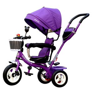 Premier <span class=keywords><strong>tricycle</strong></span> pour garçons et filles, vélo à pousser avec poignée parentale, <span class=keywords><strong>tricycle</strong></span> à 3 roues - Product Image 6