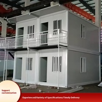 Salle d'activité mobile de plaque d'acier de couleur de conteneur de double couche de 40 pieds à traction rapide pour le stockage d'outil d'hébergement de travailleur Durable