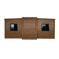 Maison modulaire hors réseau pour une vie durable, préfabriquée, portable, extensible, en conteneur de 20 pieds ou 40 pieds