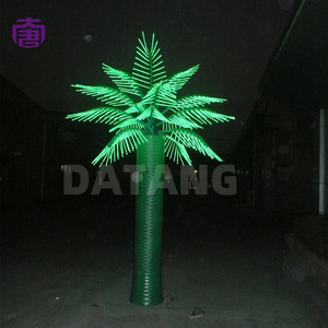 Outdoor Waterproof <b>Led</b> Palm <b>Tree</b> <b>Light</b> Gorgeous Tropical Ornament For Courtyard Seaside And Vacation Spot Landscape For Sale - Product Image 1