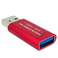 Adaptador Bloqueador de Datos USB C para Portátil, Carga de Alta Velocidad y Protección de Privacidad OTP, Adaptador de Tipo C a USB