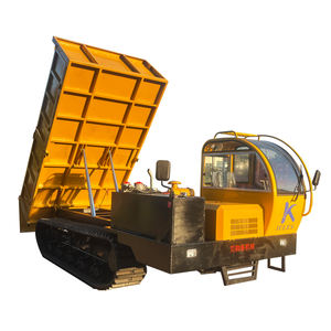 Высококачественный, 10 тонн, новый резиновый Гусеничный мини-самосвал для фермы, сада, гусеничный самосвал, Лидер продаж - Product Image 5