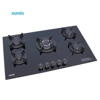 Xunda Chine Usine Prix De Gros Estufa De Gaz Plaques De Cuisson Cuisinière 2 3 4 5 6 Brûleurs Cuisinière À Gaz Plaque De Cuisson Intégrée