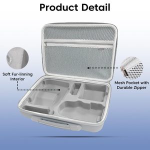 Estuche Rígido de Transporte <span class=keywords><strong>DJI</strong></span> EVA para Dron <span class=keywords><strong>DJI</strong></span> <span class=keywords><strong>Mini</strong></span> 4 Pro, Control Remoto RC 2, Baterías, Cargador y Accesorios - Product Image 3