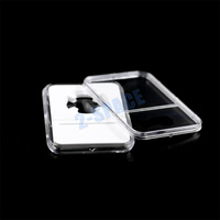 Boîtes de protection pour pièces de monnaie NGC CNC PCGS de différentes tailles, auto-scellantes, résistantes aux rayures, avec support d'affichage à clipser