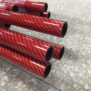 1 "31mm x 35mm x 400mm 500mm 1000mm RC Phần 3K màu sợi carbon ống tay áo ống cho chuyên nghiệp multicopter Quadcopter - Product Image 6