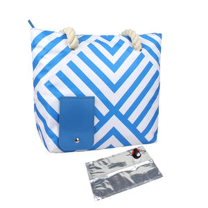 <span class=keywords><strong>Porte</strong></span>-<span class=keywords><strong>bouteille</strong></span> de vin de plage de poche de grande capacité étanche pour sac de plage fourre-tout de piscine - Product Image 6