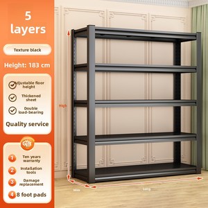 Scaffale in Acciaio a Più Piani per Uso Domestico, Espositore per Supermercati, Organizzatore per Balcone e Oggetti Vari, per Set da Ristorante, Nuovo - Product Image 4