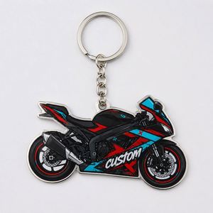 Porte-clés moto personnalisés de haute qualité en gros, porte-clés de moto dessin animé, porte-clés souvenir culture urbaine anime - Product Image 2