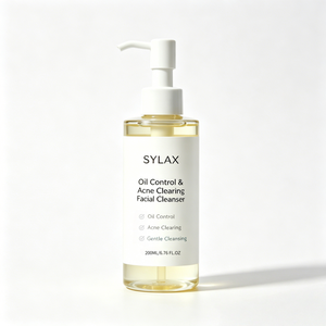 <span class=keywords><strong>Nettoyant</strong></span> anti-acné SYLAX pour le contrôle du sébum, nettoyage en profondeur doux pour les peaux grasses sujettes aux éruptions cutanées, approvisionnement direct d'usine, OEM et ODM personnalisables - Product Image 1