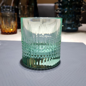 Nouveautés K9 <span class=keywords><strong>Verre</strong></span> à whisky à l'ancienne de couleur cristal 8OZ gobelet en <span class=keywords><strong>verre</strong></span> unique taillé à la main - Product Image 2