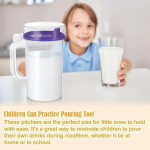 Jarra de Plástico Transparente de 6 Colores, Resistente y Clásica, Dispensador Multifuncional de Agua, Leche/Jugo/Aceite, Modelo OC-6 - Product Image 5