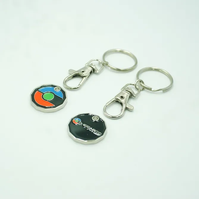 SHAREWIN סיטונאי קניות עגלת קילו מטבע אסימון מפתח טבעת, אישית עיצוב סופרמרקט הלבשה מטבע עגלת אסימון מחזיקי מפתחות