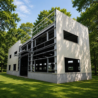 Solution de construction en structure métallique personnalisée, usine, entrepôt, villa, bureau, construction métallique à deux étages
